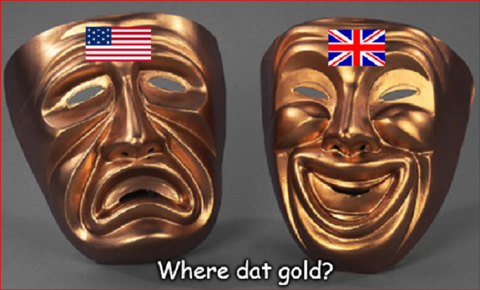 Tragic America Britain where dat gold